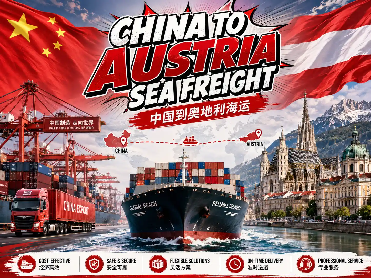 China to Austria Sea Freight-2026